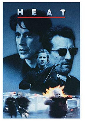 Vintage Classic Heat Retro Movie Poster Canvas Poster Wall Art Decor Print Picture Paintings for Living Room Bedroom Decoration Unframe:12×18inch(30×45cm)