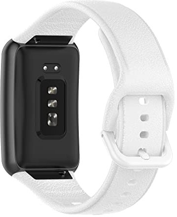 BoLuo Armband Kompatibel mit Oppo Watch Free Band, Silikon Ersatzband Watch Armband Verstellbares Weiches Silikonband Strap,Uhrenarmband Armbänder Bracelet für Oppo Watch Free Accessories (Weiß)