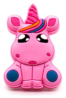 DOJA Barcelona | Griffe Mobel Knopfe Kinder Schrank | Schrankknopfe im Einhorn Form | 12 Kommode Kinderzimmer Schubladengriffe 50x34mm | Kinderturknauf | Kinder Knopf | Kindergriff | Mobelgriffe