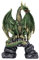 Nemesis Now Haranu Drachenfigur, Grün, 15,5 cm