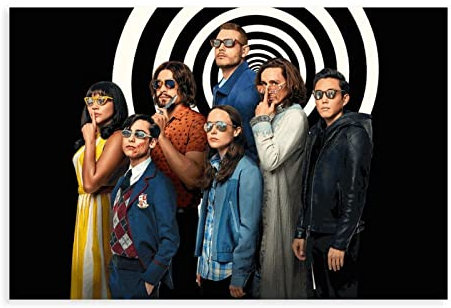 FUKITT Poster The Umbrella Academy Poster Leinwand Poster Wandkunst Dekor Druck Bild Gemälde für Wohnzimmer Schlafzimmer Dekoration Rahmen Stil 20 x 30 cm