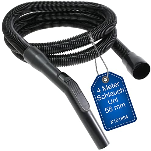 4 Meter Saugschlauch 32 mm Schlauch kompatibel mit Nilfisk, Wap, Alto, Kärcher, Makita, Fein, Festo, Festool, Stihl, Bosch, Einhell, TopCraft (Aldi), Parkside (Lidl), Würth, Hilti, Starmix, Flex