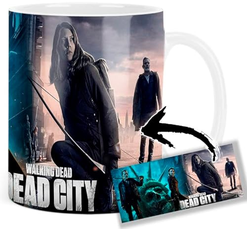 MUGSVILLE The Walking Dead Dead City Jeffrey Dean Morgan Negan Lauren Cohan Tasse Ceramique Mug
