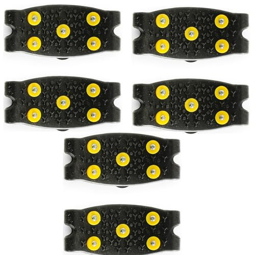 Spikes Für Schuhe Winter | Schuhkrallen Winter Yeti Schuhkrallen | Kinder Anti Rutsch Schuhe Spikes Für Schuhe | rutschfeste 5 Zahn Steigeisen Überschuhe | Winter Schuhspikes Anti Rutsch Schuhspikes