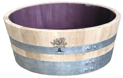 Mini Pond Made With 1/4 Used Wine Barrel 225 L