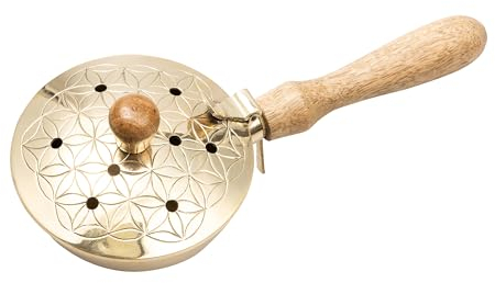 NKlaus 15862 Arbre de vie Doré 20 cm de long pour encens et résines