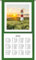 Wandkalender 2026, 12 Monate, grüner Rand (Motiv Leuchtturm-0902) …