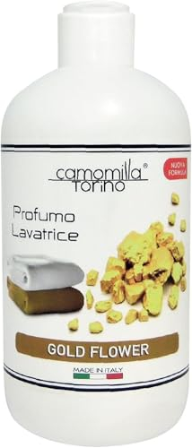 Camomilla Torino - Profumo Lavatrice 500 ml. Gold Flower più Home Freshness Detergente e Profumatore Ambienti e Tessuti 500 ml- (pacchetto da 2 pezzi)