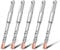 HSAWBIT 5 PACK OF - 6mm x 110mm LONG SDS MASONRY DRILL BIT, TUNGSTEN CARBIDE TIP SDS PLUS SHANK, FOR WALL STONE CONCRETE BRICK