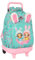safta NANANA Bunny Großer Rucksack mit Rädern, kompakt, abnehmbar, ideal für Kinder verschiedener Altersgruppen, bequem und vielseitig, Qualität und Widerstandsfähigkeit, 33 x 22 x 45 cm, Türkis /