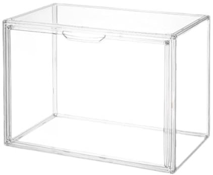 MagiDeal Taschen-Aufbewahrungsbox, Handtaschen-Organizer, praktisch, tragbar, Vitrine, Aufbewahrungsschrank, transparent, für Wohnung, Schrank, Büro, 36cmx22cmx27cm