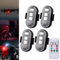Stroboskoplichter für Drohne, LED, Auto, 4 Stück, 7 Farben, Stroboskoplicht, Drohnenlicht, Antikollisionslicht, Warnlicht für Motorräder, Bikes, Elektrofahrräder, RC Cars