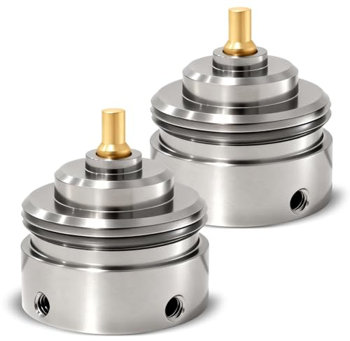 Heizkörperventiladapter 26mm Anschluss, Kompatibel mit Danfoss RAVL (Ersatz für 700099), Zubehör für Heizkörperthermostate, Metall (26mm Anschluss,2 Stück)