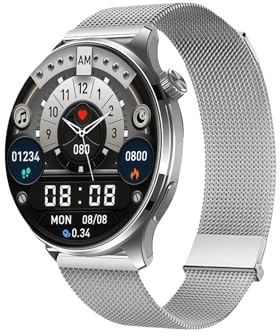 Smartwatch with 3D Maps, Dual Offline Payment, NFC, Sports Mode, and Health Monitoring, 1.53-Inch HD Screen, IP6X Waterproof, Compatible with Android and Ios Systems H