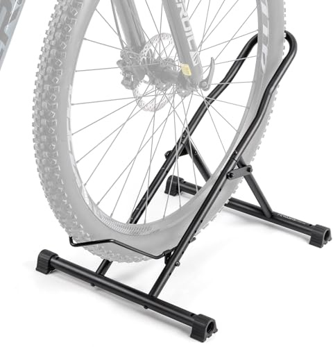 cyclists Support de sol pour vélo pour garage et maison, support de vélo réglable pour pneus de 20 à 29 pouces, jusqu'à 7,6 cm de large, pour VTT, vélo de route et vélo de gravier