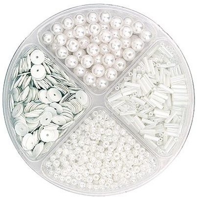 Gütermann / KnorrPrandell 6116000 - Schmuckset weiß, 30 g