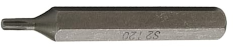 SW-Stahl 05230L Schraubendreherbit T20, 3/8 Zoll Torx-Profil, 75mm Lang | Robuster T-Profil Einsatzbit aus Chrom-Vanadium für Werkstatt und Industrie, Sechskant-Antrieb für tiefe Bohrungen