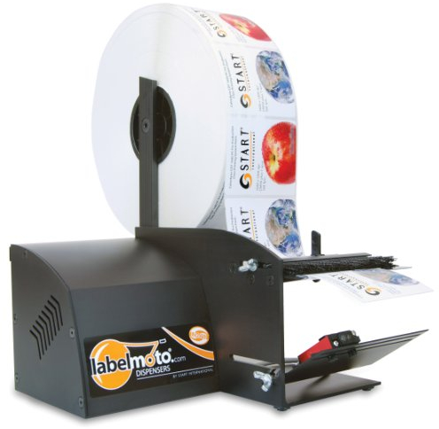 START International LD6050-2EU Elektrischer Hochgeschwindigkeits-Etikettenspender, max. Breite 121 mm, Länge 152 mm, Schwarz