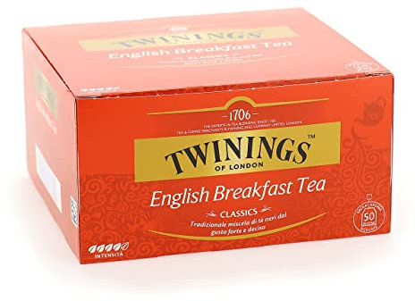 Twinings - Tè Nero - English Breakfast (50 Bustine)