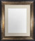 FRAMES BY POST Scandi Bilderrahmen mit hellgrauem Passepartout, 60 x 80 cm, Bildgröße 50 x 70 cm, Schwarz / Gold