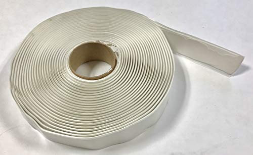 Weißes Butyl-Klebeband, 0,3 cm x 2,5 cm x 9,1 m, für Wohnmobile/Wohnmobile, 1 Rolle