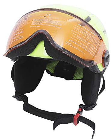 HEAD Unisex Jugend Junior Visier Skihelm MOJO, Lime, XXS