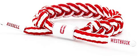 Lorh's store Basketball Team Sterne Armbänder Hand weben verstellbare Sport Schnürsenkel Armband (① Russell Westbrook)