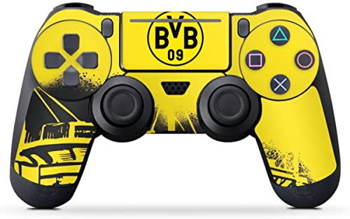 DeinDesign Skin kompatibel mit Sony Playstation 4 Slim Controller Folie Sticker Borussia Dortmund Stadion BVB