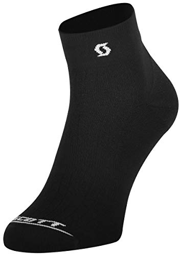 Scott Performance Quarter Fahrrad Socken schwarz 2025: Größe: 42-44