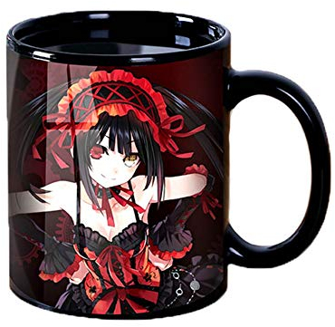 ALTcompluser Anime Tasse Date A Live Wärmeeffekt Tea Mug - Kurumi Tokisaki Becher Kaffeetasse 300 ml