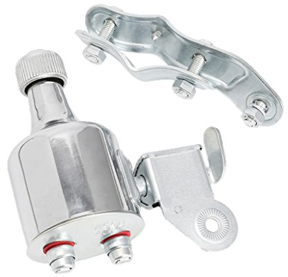 BIlinli Neuer Fahrradlichtgenerator 12V 6W Dynamo Motorisierter Reibkopf-Rücklichtsatz