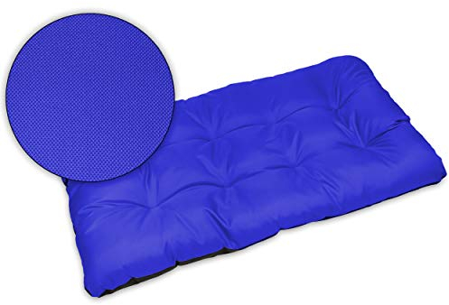 SuperKissen24. Hundebett Hundekissen Hundematratze Tierbett für Kleine, Mittlere und Grosse Hunde - Wasserdicht, Waschbar - Größe XXL - Blau