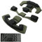 Yzpacc Tactical Helmet Padding Kit, Universal Ersatz Helm Internal Memory Foam Padding Kit Schutzmatte für ACH Mich FMA EXF Cycle Bicycle Motorcycle