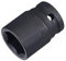 sourcing map 1/2 Drive by 20mm 6-Point Impact Socket, CR-V Steel 1.54 Length, Shallow Metric Sizes