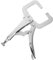 Locking C Clamp, Carbon Steel Locking Face C-Clamp, Heavy Duty C-Pliers, C-Pliers Welding Clamps for Woodworking, Welding and Pocket Hole, 6 Inch