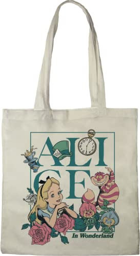Disney Tote Bag Alice, Referenz: BWDALWOBB004, ECRU, 38 x 40 cm