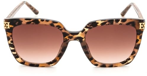 Escada Damen Sesd51 Sonnenbrille, Glänzender Leopard, 50