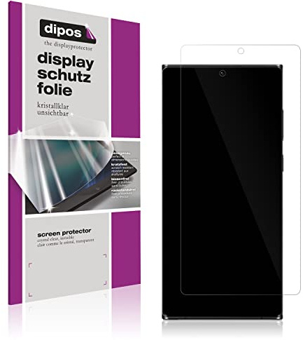 dipos 2x Displayschutzfolie klar für Samsung Galaxy S23 Ultra | Passt perfekt, Ultra-Dünn, kratzfest, blasenfrei, Case-Friendly, hüllenfreundlich, Fingerprint-kompatibel, selbstklebend
