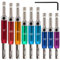 K Kwokker 9PCS Hinge Drill Bit Set, Self Centering Drill Bit Set 1/4 Hex Shank 5/16 Vix Bit for Hinges Hardware Pilot Hole Drill Bit Cabinet Wood Window Door Pilot Hole Stainless Steel