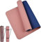 Tappetino Yoga in TPE Ecologico, m MU, Tappeto Allenamento Antiscivolo Doppia Faccia ad Alta Densita Materassino, Impermeabile Dimensione di 183 x 61 x 0.6 cm con Custodia