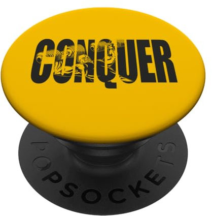 Conquer – Ronnie Coleman, Bankdrücken, Fitnessstudio, motivierend PopSockets mit austauschbarem PopGrip