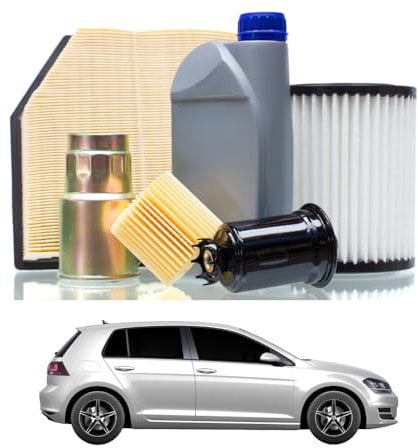 Tagliando per VW Golf VII 1.5 TGI 96 kw - 5 Lt di olio + 3 Filtri anno 2018<>2020