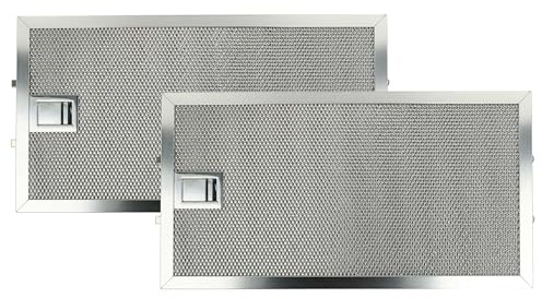 vhbw 2x Filter Metallfettfilter kompatibel mit Miele DA 209-2 | DA 209-2 EXT, DA 211, DA 219, DA 219-1, DA 219-2, DA 209-1 Dunstabzugshaube, Metall