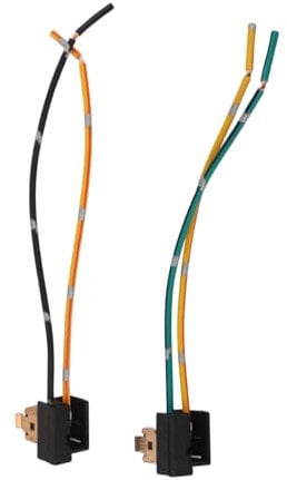 H1-Sockel-Adapter, Kabelbaum, Steckdosen, Kabel, 2 Stück, Scheinwerferlampe, Lampenfassung, Kabelbaum, Stecker, Adapterleitung für H1-Lampe, Autolicht-Modifikation