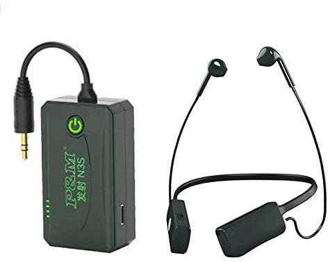 Wireless In-Ear Monitor System with LDAC Audio Transmission - 2.4G Stereo IEM System, 10m Transmission Distance, Ideal for Live Performance and Camera Recording