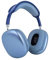 Ambizion Auriculares Inalámbricos Bluetooth, Cascos Diadema Ajustable, Sonido Estéreo HiFi, Micrófono Integrado, Bluetooth 5.0, Larga Duración, Cómodos y Ligeros, para Teléfono y PC (Azul)