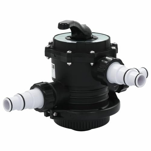 Tidyard Soupape à Multi-Voies pour Filtre à Sable ABS 1,5 6 Voies Style B