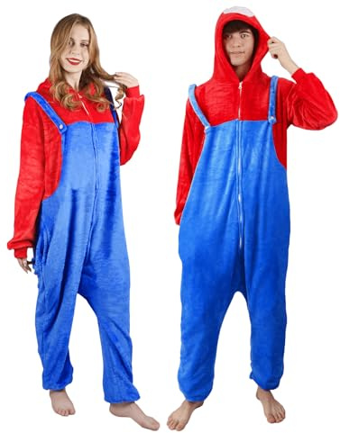 Zhulybowei Onesie Costume Red S