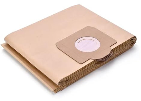 MHYATIO Sac à poussière Filtre en Papier 6.959 – 130.0, 10 Paquets, A 2201/2204/2504, Compatible avec Karcher WD3 WD3P, Remplacement d'aspirateur Humide et Sec