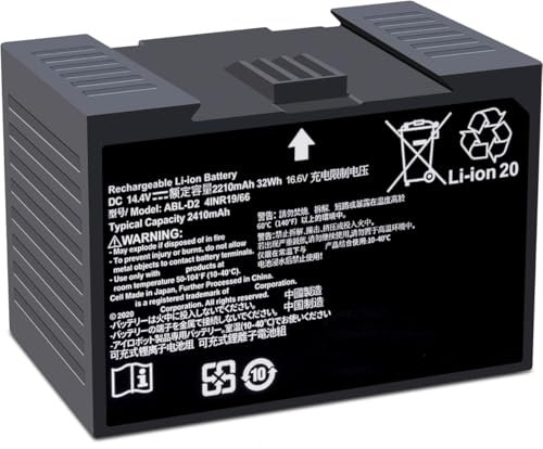 AUZNQEV Batteria ABL-D2 ABL-D2A per iRobot Roomba j7 i3 i4 i6 i7 i7+ i8 e e5 e6 Series, j7 j7+ j7550 i4 i4+ i4150 i8 i8 + i8550, e per Roomba Combo J5 j7+. J9+ Series 1 4,4 V, 32 Wh, 2210 mAh